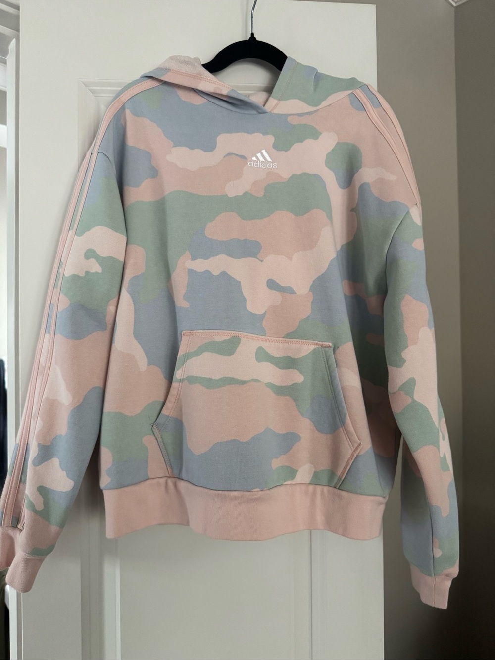 adidas Pastel Camo Hoodie - Pink, Green, Blue